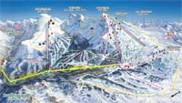 Sunshine Village große Karte