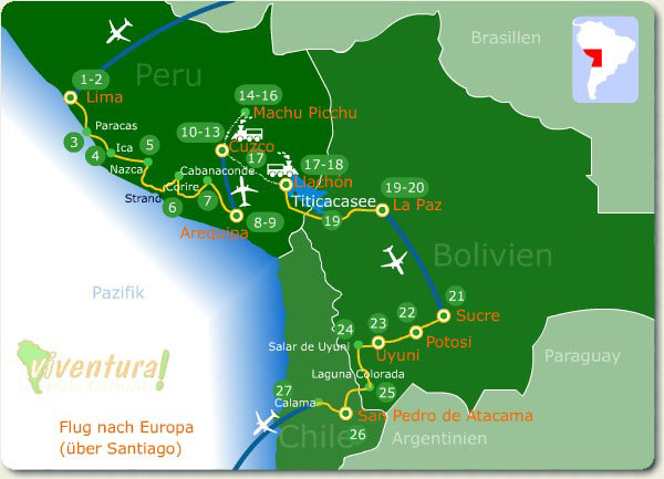 Viventura Tour Peru Bolivien Chile
